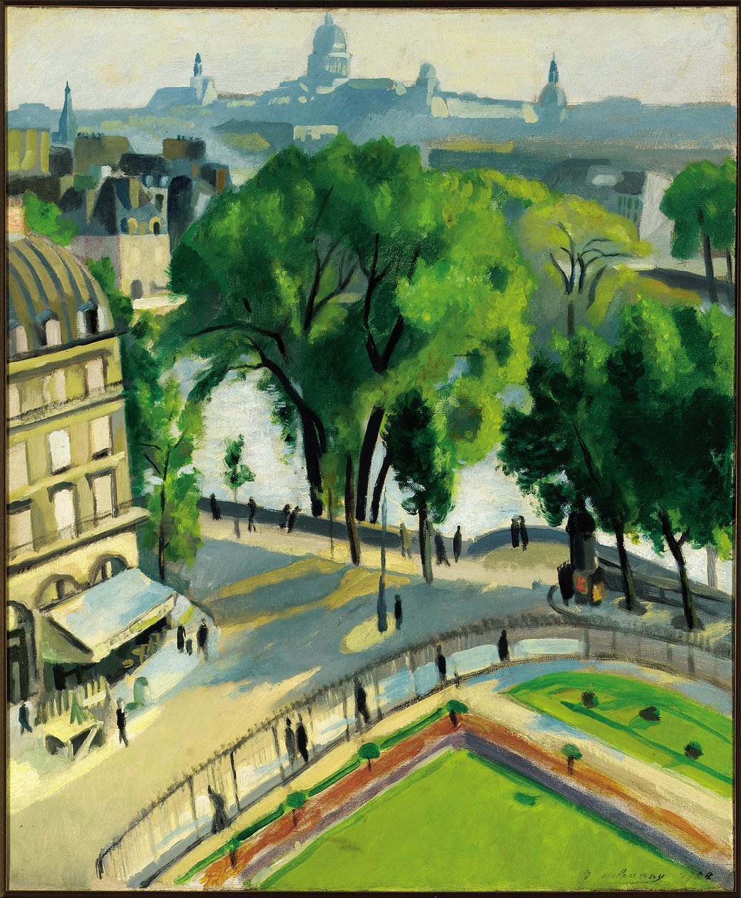 View of the Quai du Louvre by Robert Delaunay
