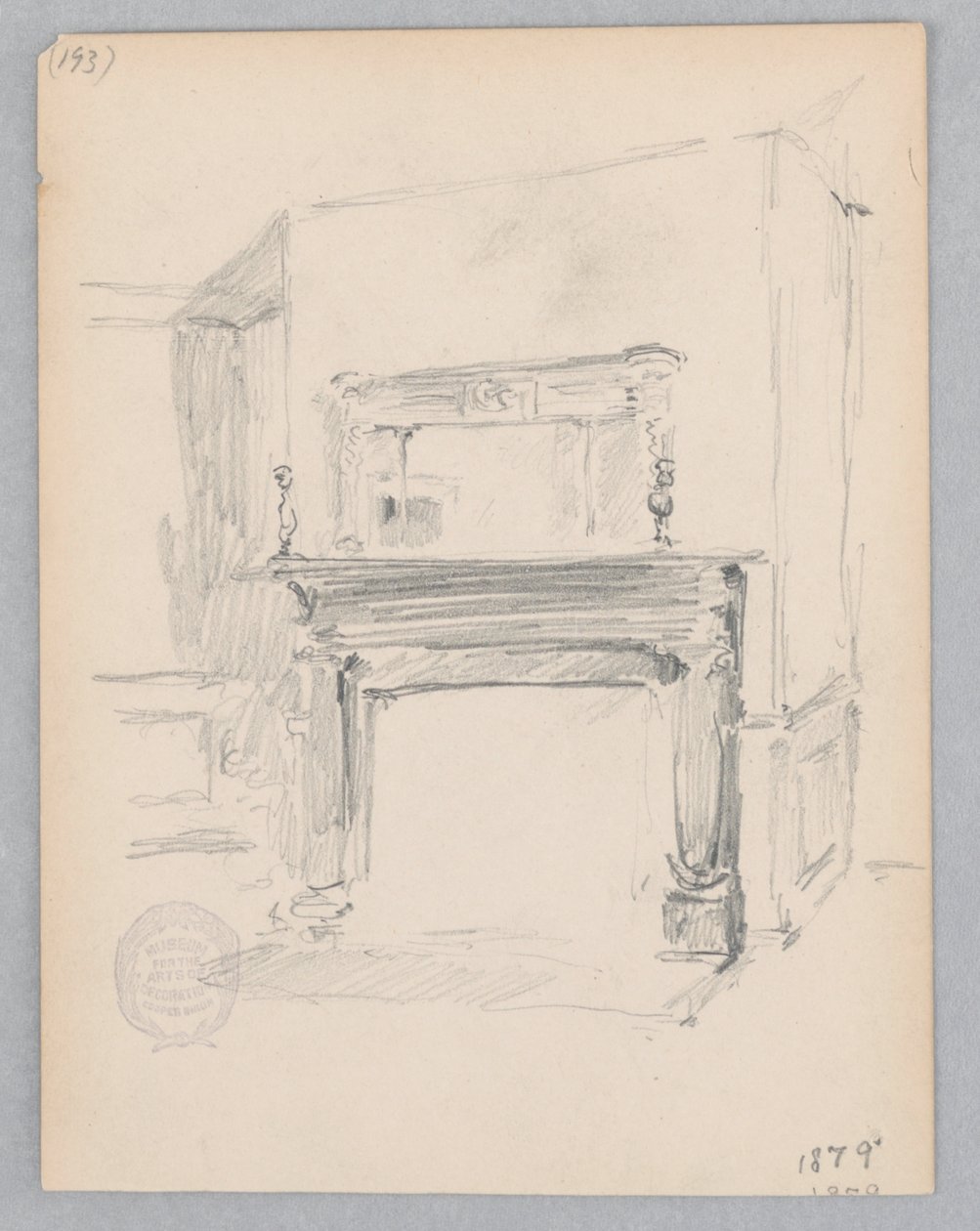 Fireplace by Robert Frederick Blum