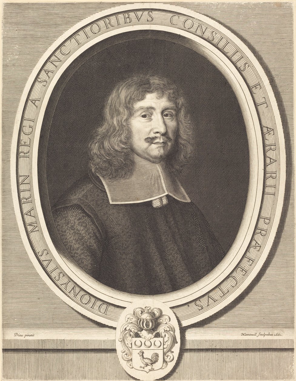 Denis Marin by Robert Nanteuil after Jean de Dieu