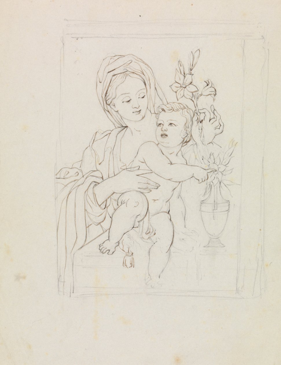 Study of a Woman and Child by Robert Smirke