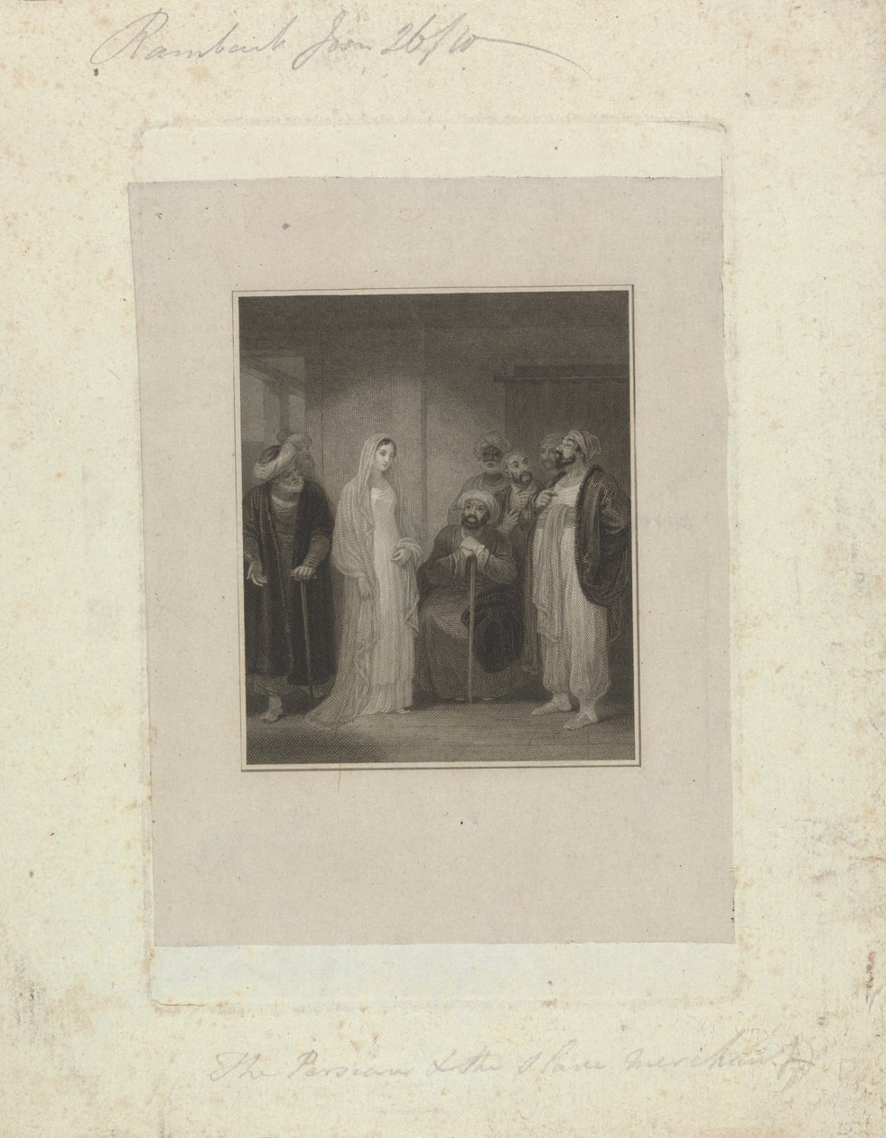Untitled: The Persian and the Slave Merchants by Robert Smirke