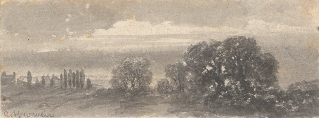 Landscape - Trees by Robert Walter Weir