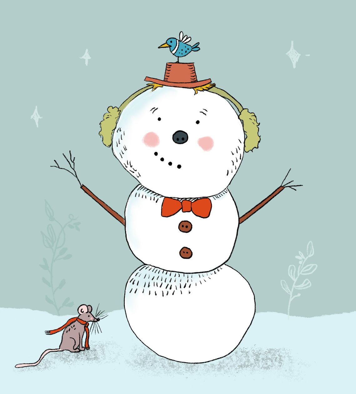 Starry Snowman by Roberta Murray