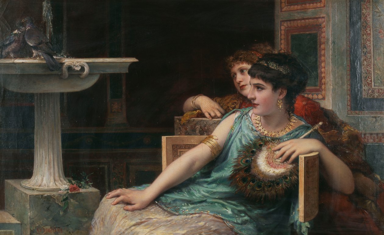 Two Roman Beauties by Roberto Bompiani