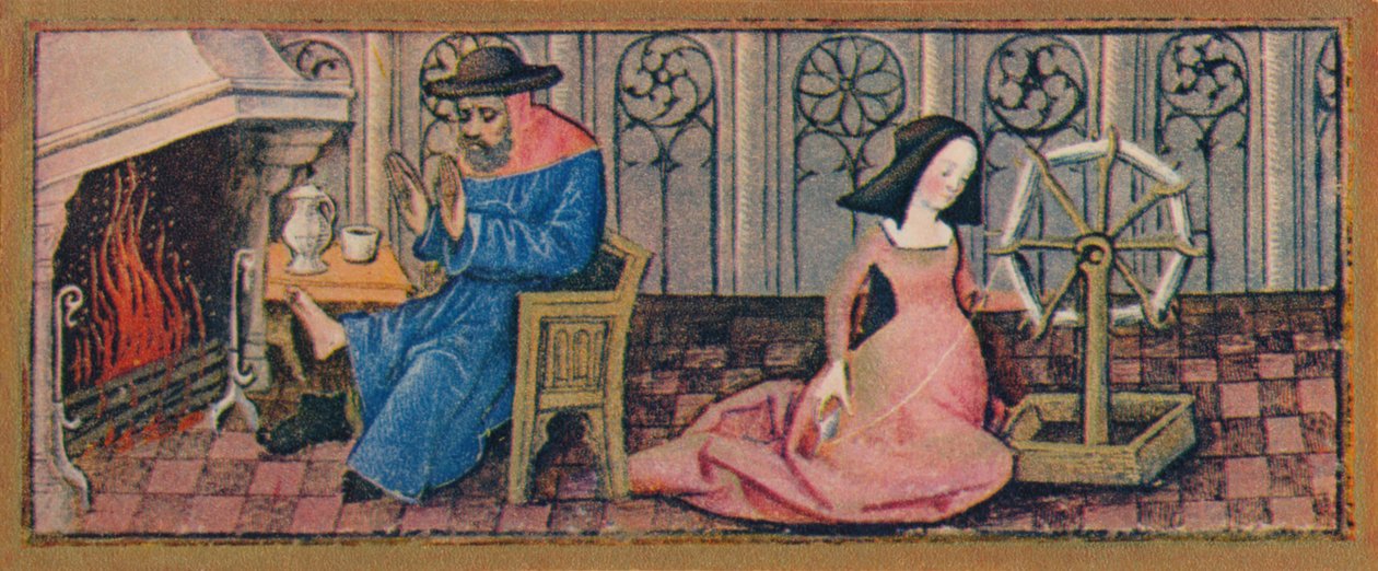 February - Spinning by Robinet Testard