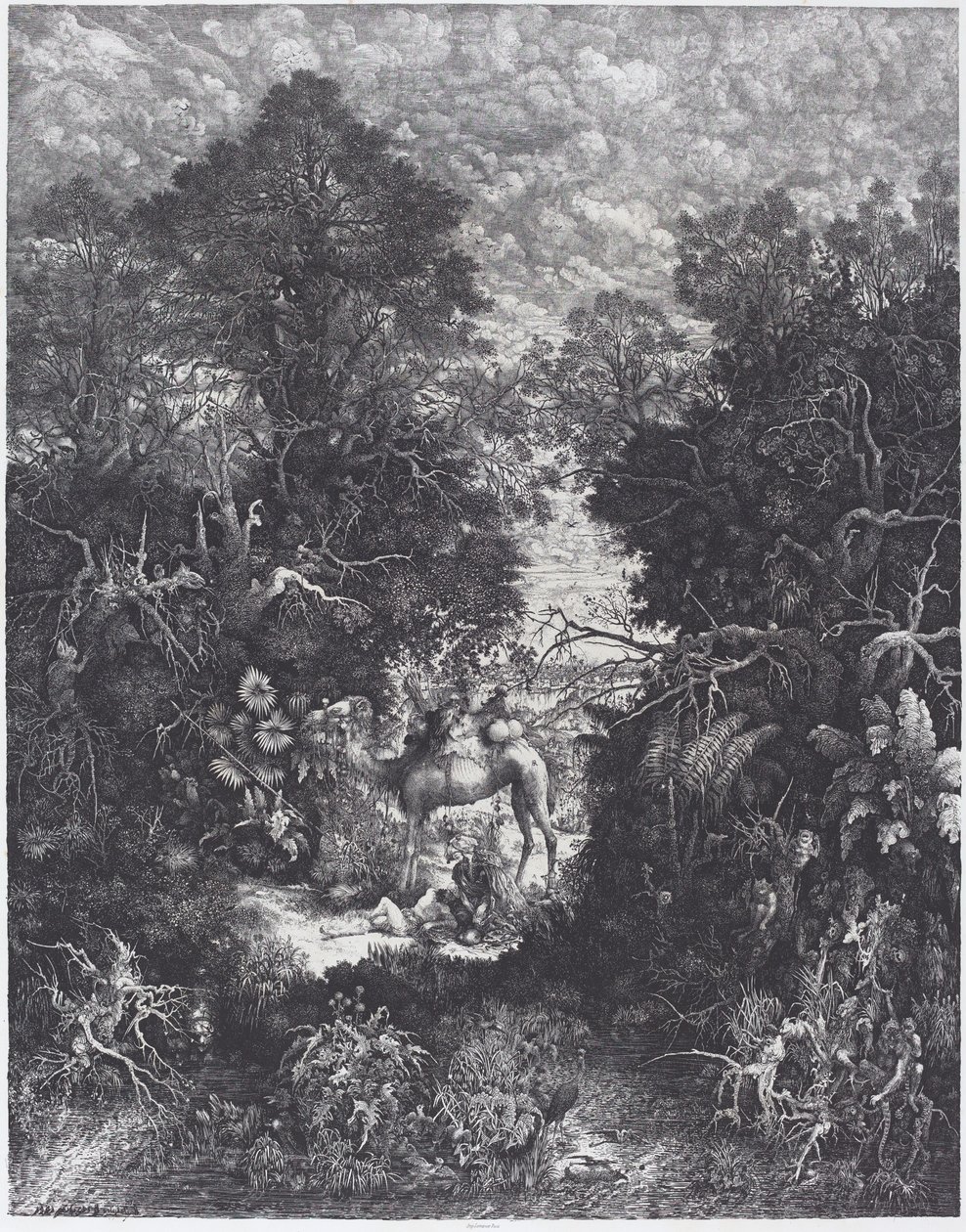 The Good Samaritan by Rodolphe Bresdin