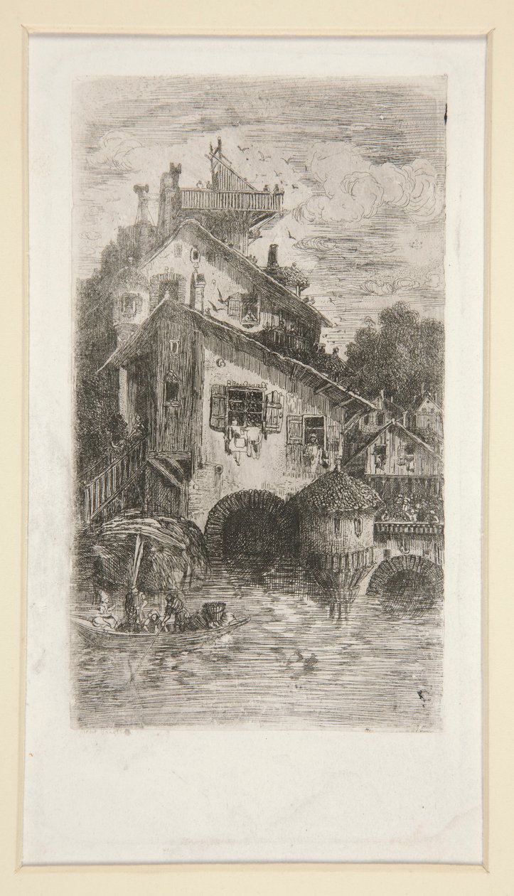 The Mill by Rodolphe Bresdin