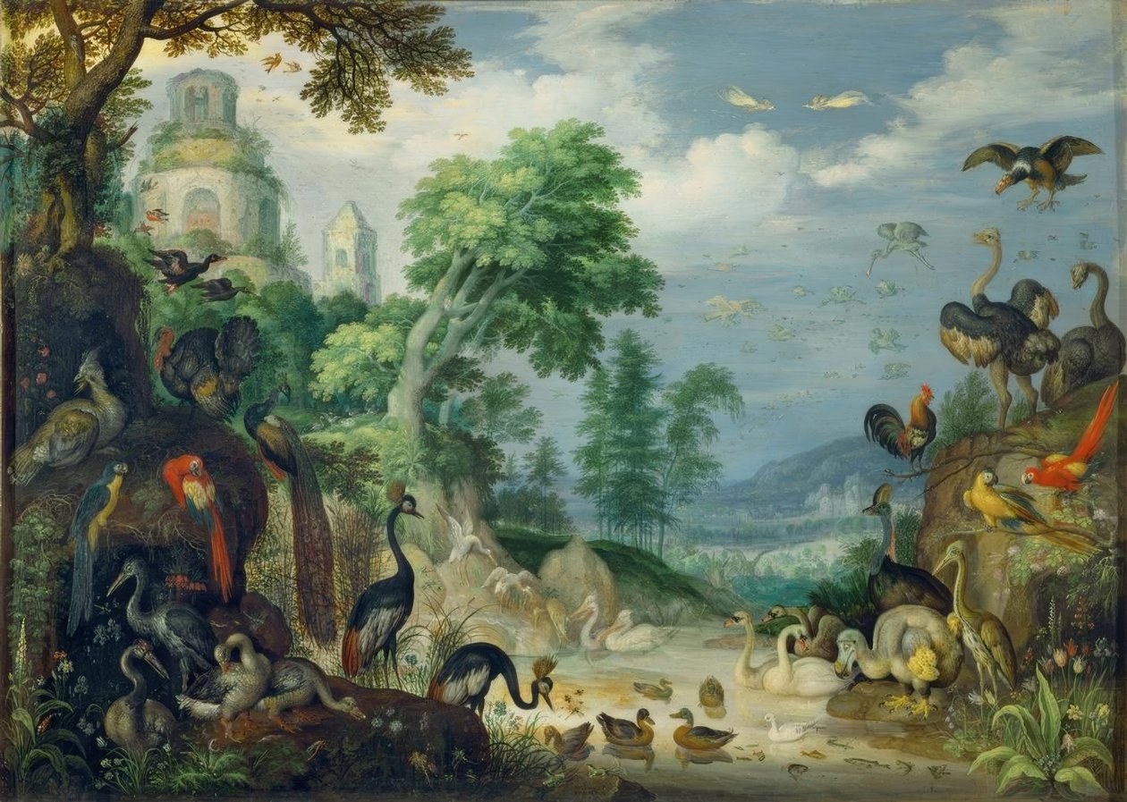 Landscape with Birds by Roelandt Savery