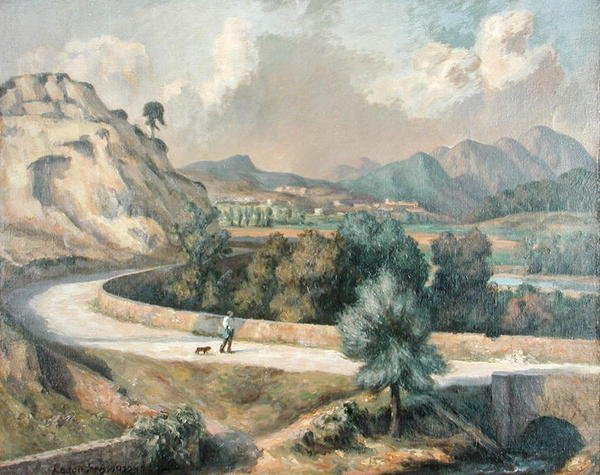 Italian Landscape, c.1922-25 by Roger Eliot Fry