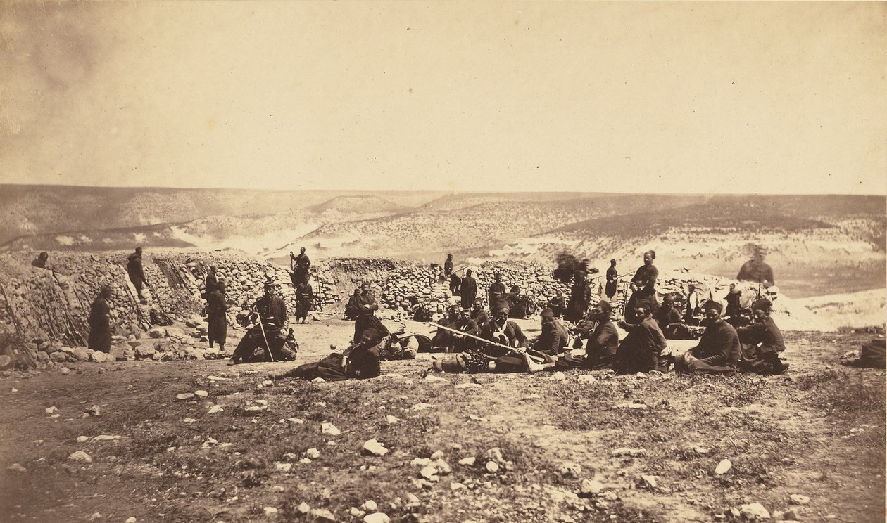 The French Redoubt at Inkermann by Roger Fenton