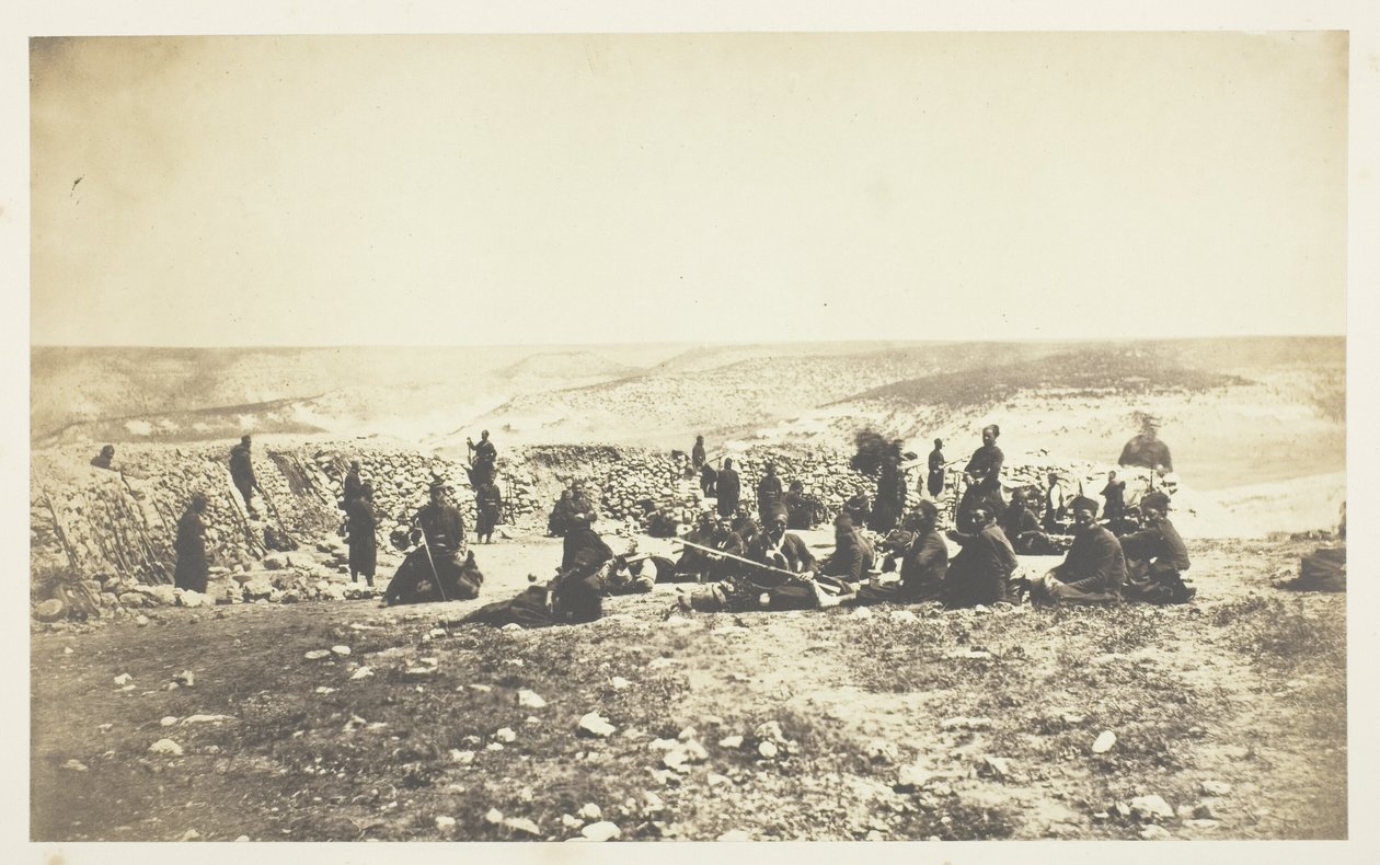 The French Redoubt at Inkermann by Roger Fenton