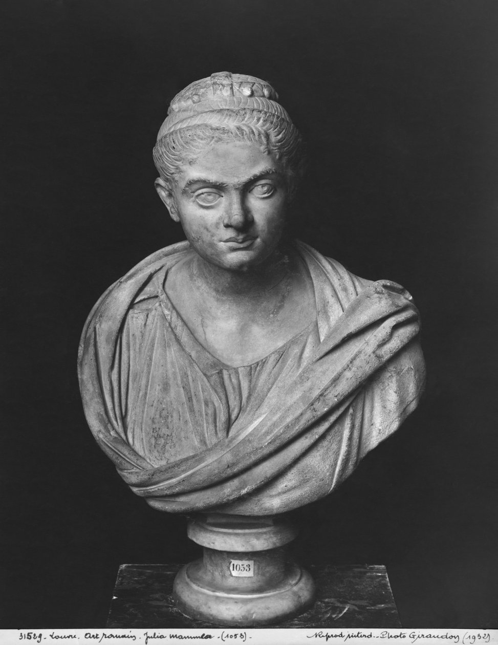 Bust of Julia Mamaea (mother of Emperor Severus Alexander, c.230) by Roman