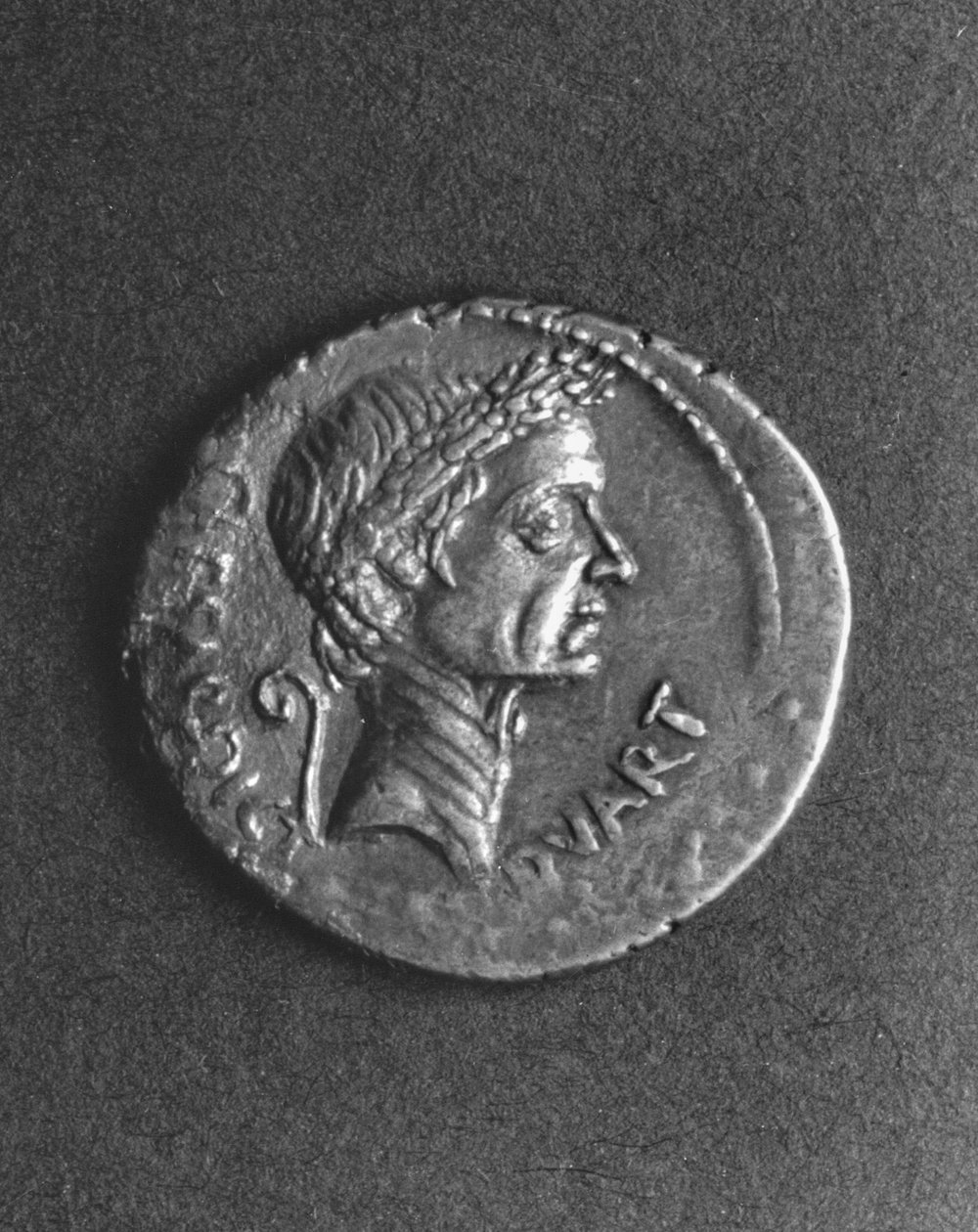 Coin with a Portrait of Julius Caesar (101-44 BC) by Roman