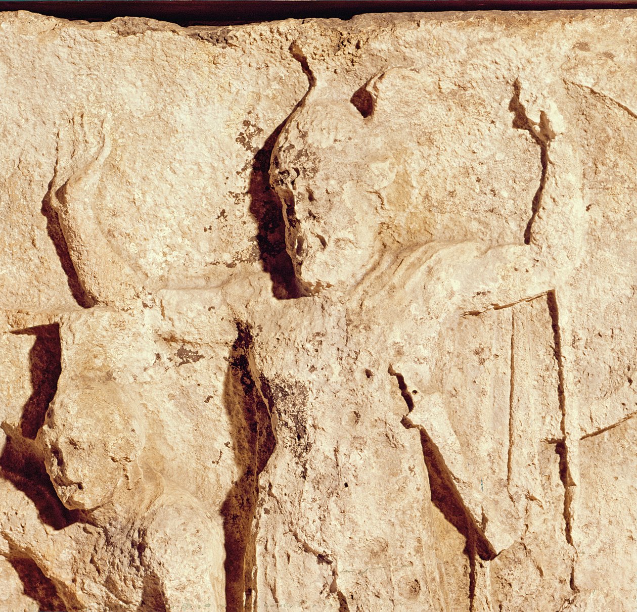 Frieze Depicting a Greek General at the Siege of Troy (detail) by Roman