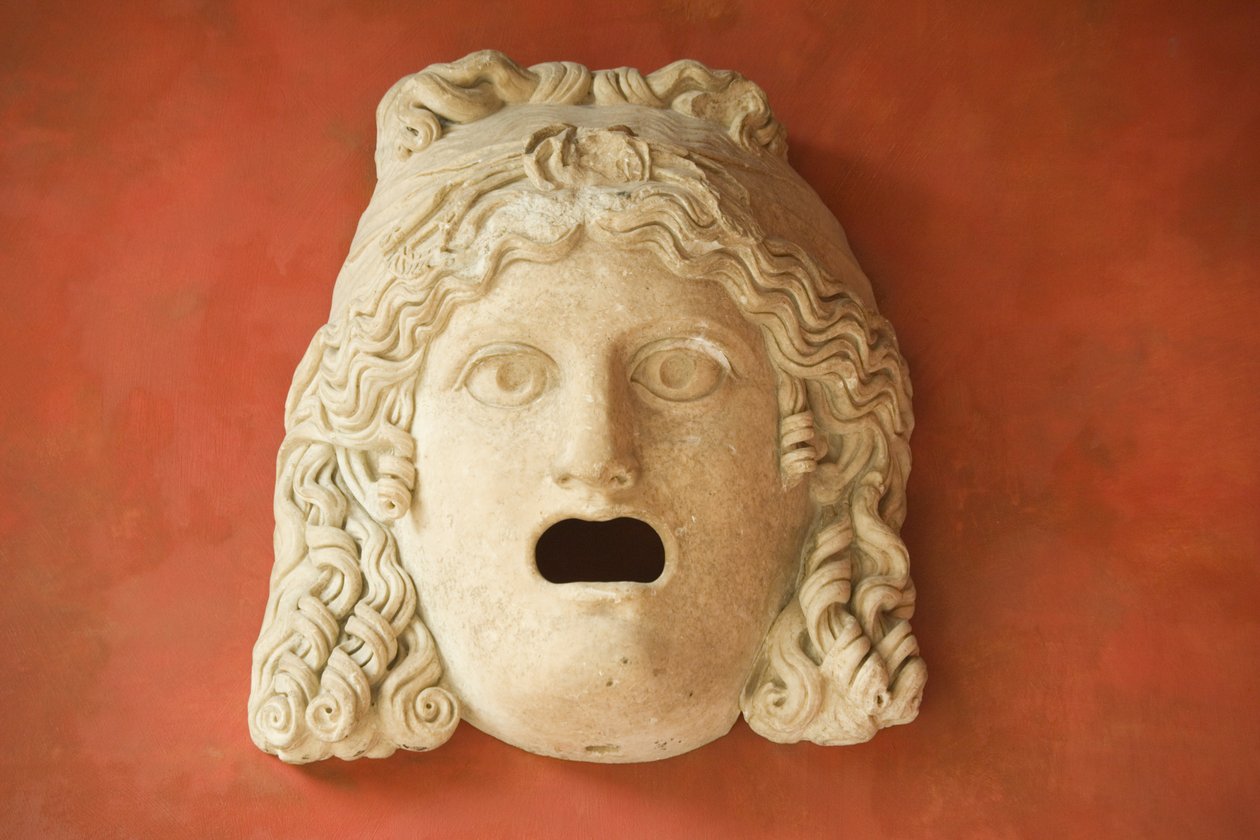 Mask with Open Mouth, Roman Imperial Period (30 BC-500 AD) by Roman