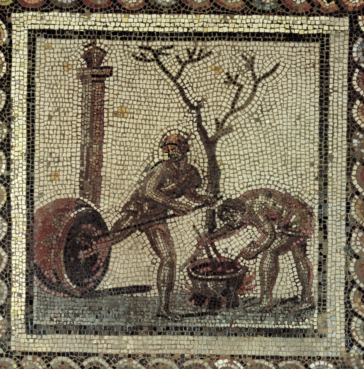 Protecting jars for storing wine with pitch, from Saint-Romain-en-Gal, Rhone-Alpes, France by Roman