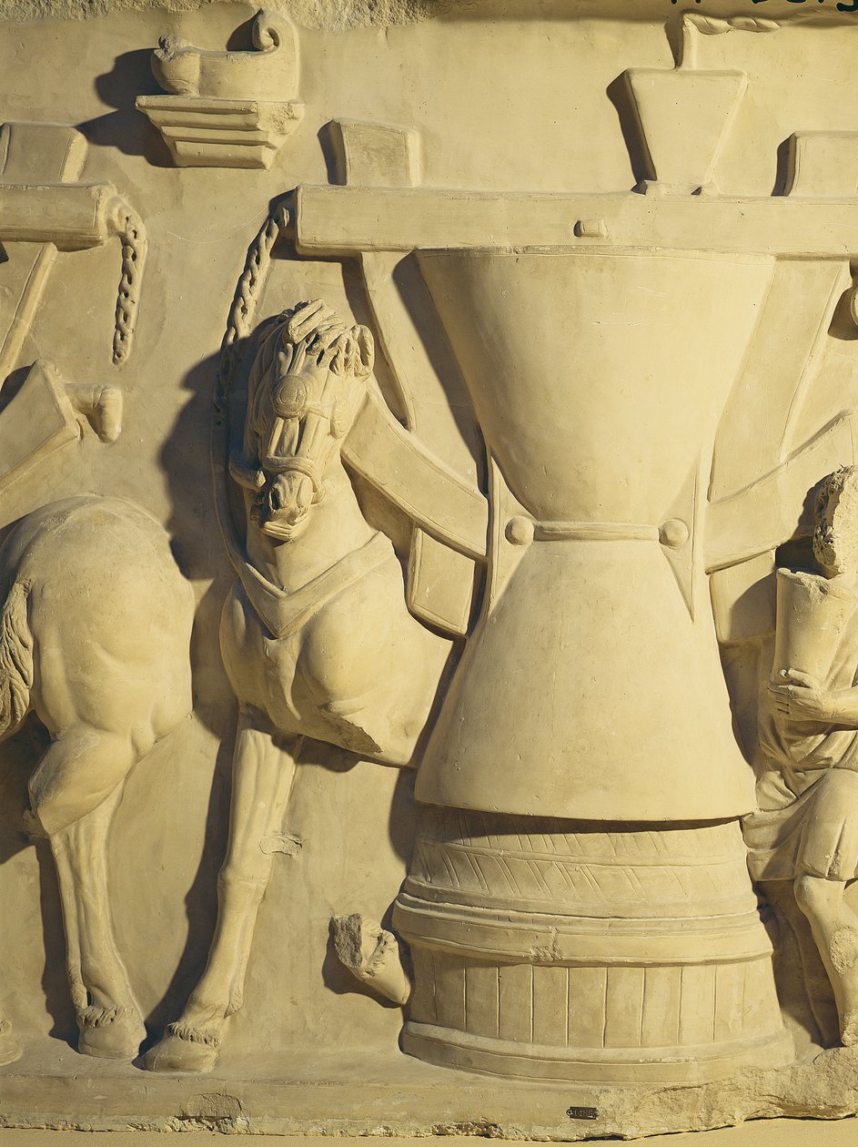 Relief Depicting a Milling Scene by Roman