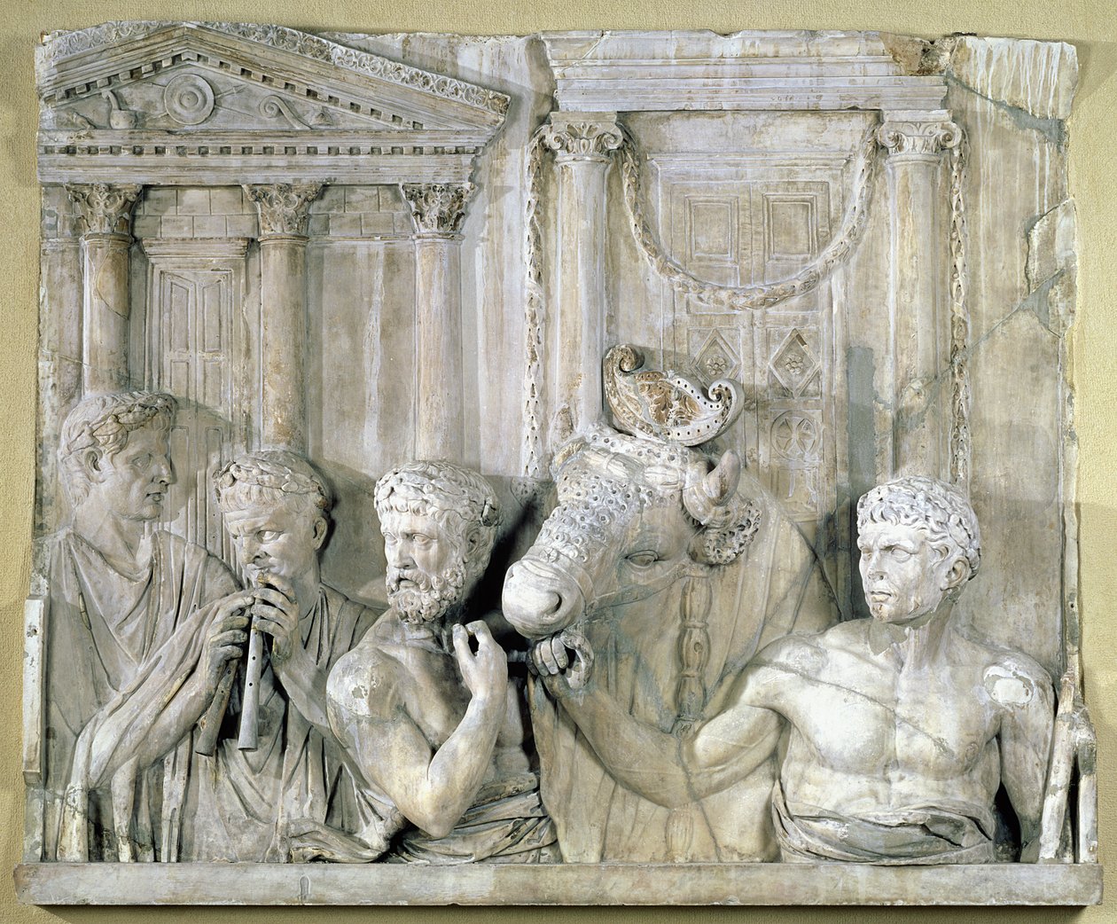 Relief Depicting Preparations for a Sacrifice by Roman