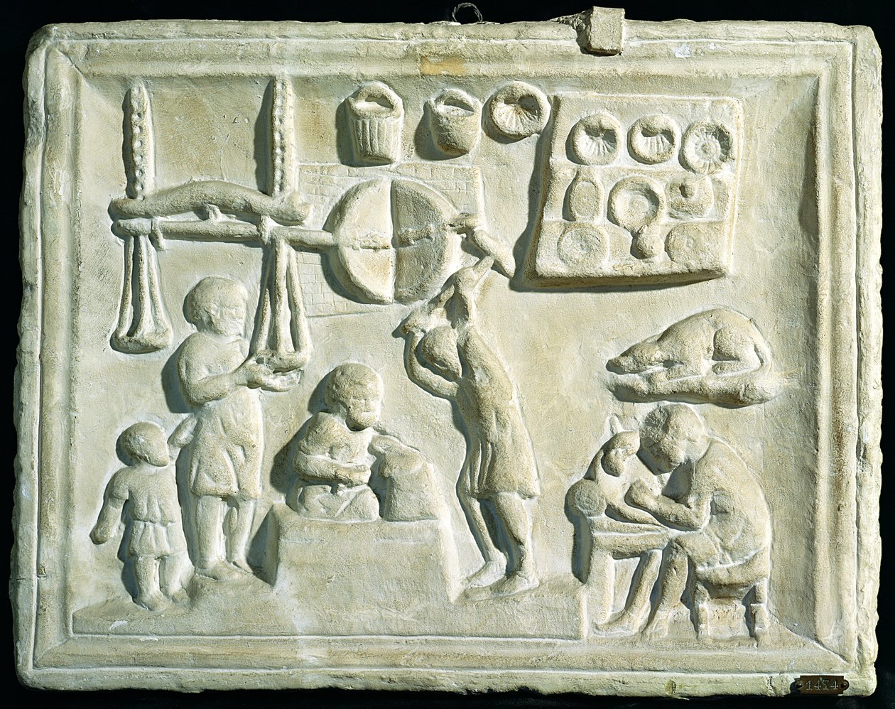 Relief Depicting the Interior of a Forge by Roman