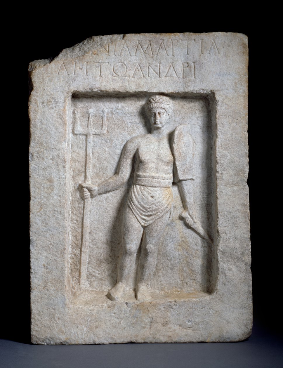 Relief of a Gladiator from Smyrna by Roman