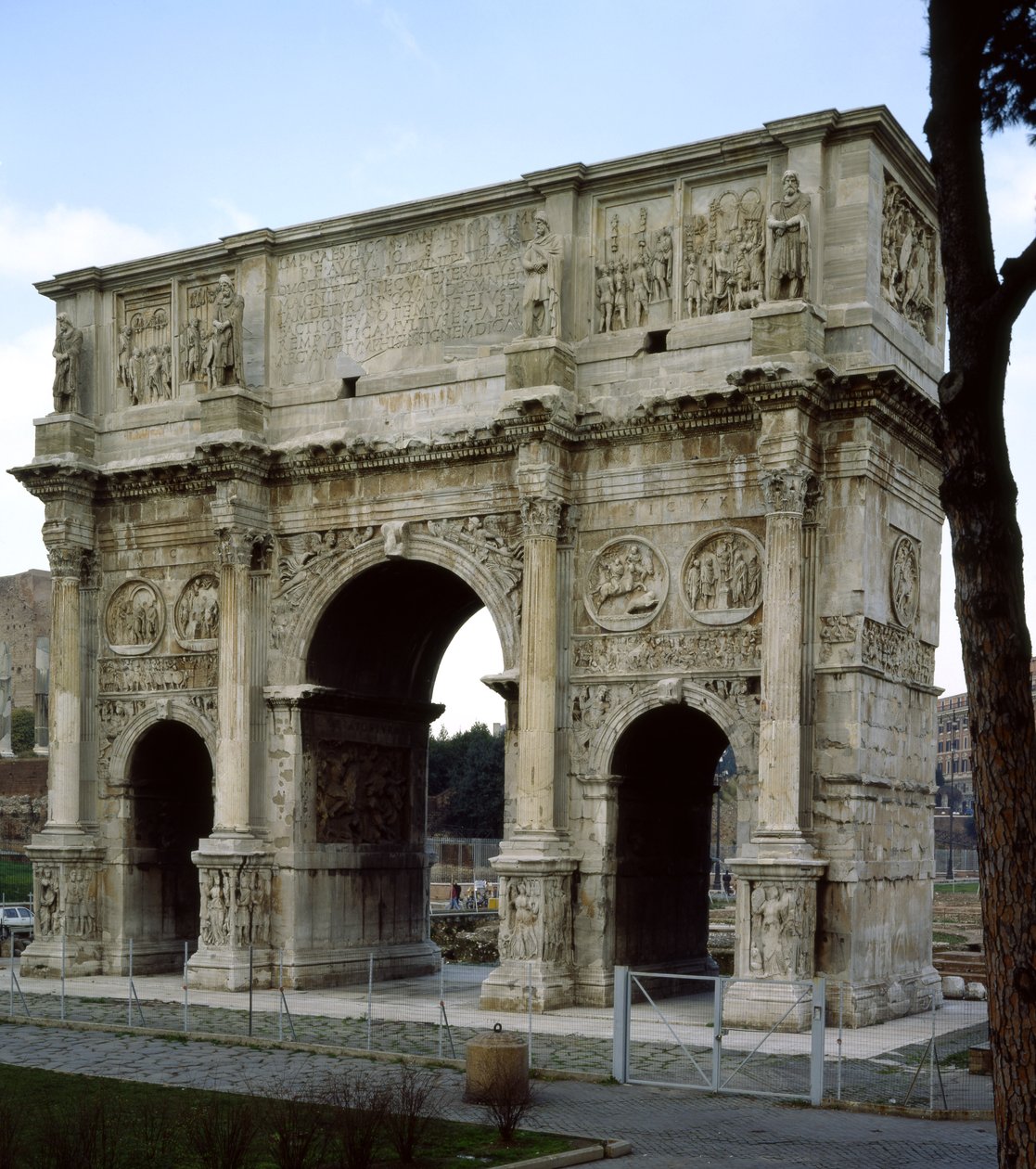 View of the Arch of Constantine from the South by Roman