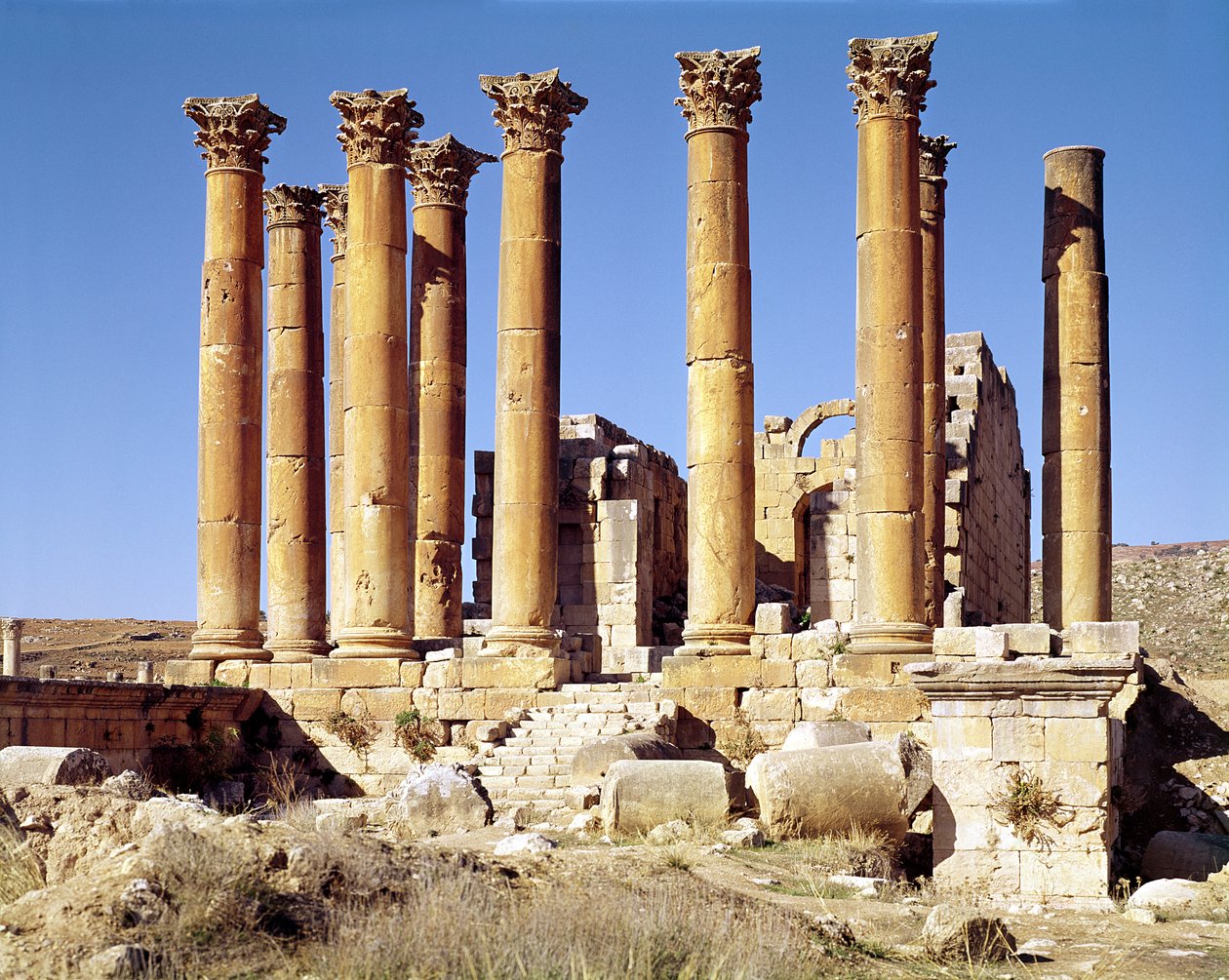 View of the Temple of Artemis, built c.386 AD by Roman