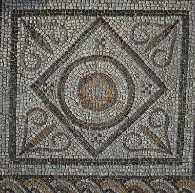 Roman Mosaic from the Thermal Baths by Roman Roman
