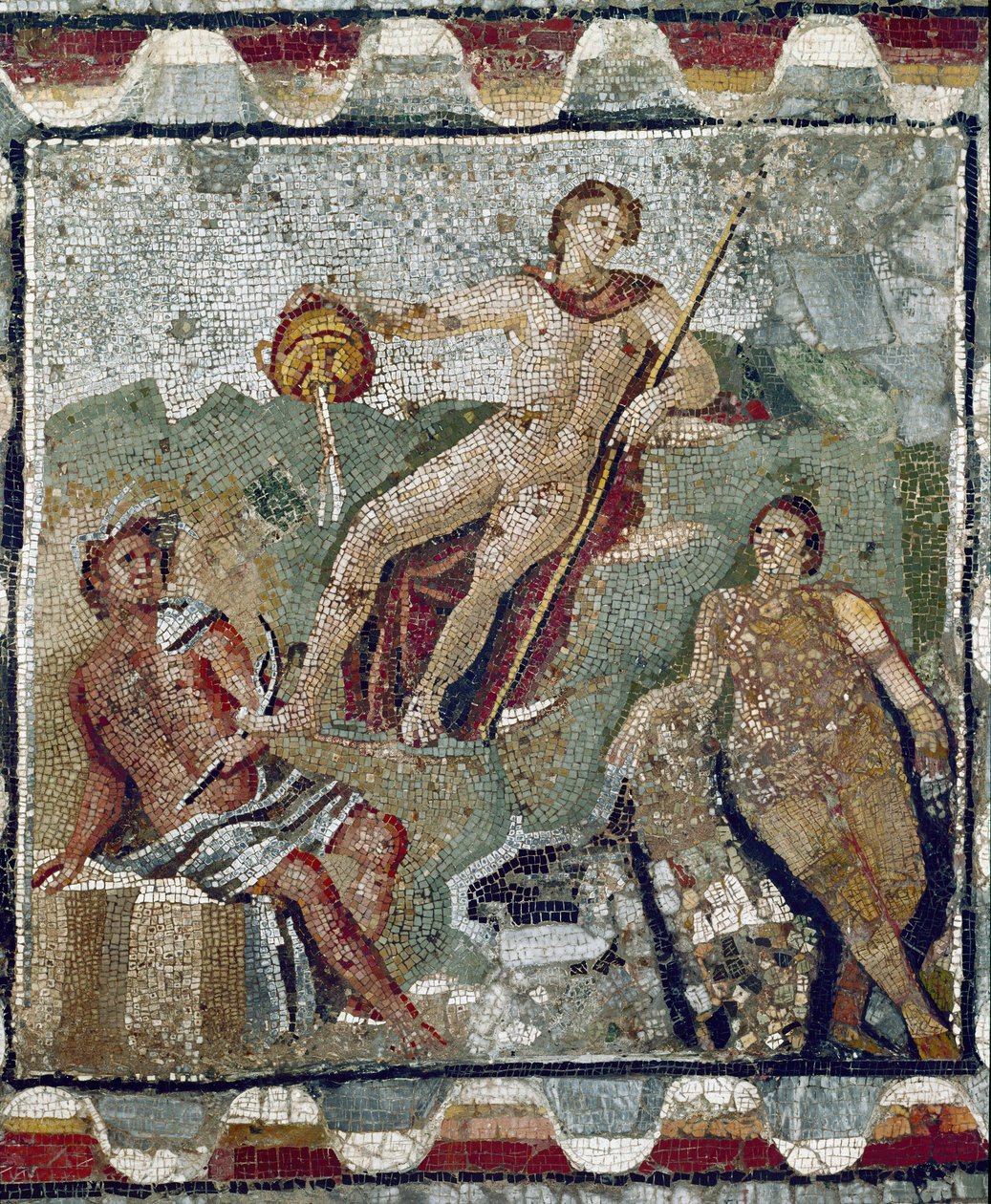 Aquatic Deities (mosaic) by Roman Roman