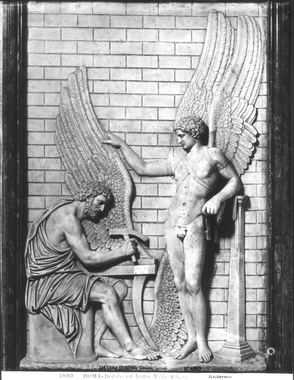 Relief Depicting Daedalus and Icarus by Roman Roman