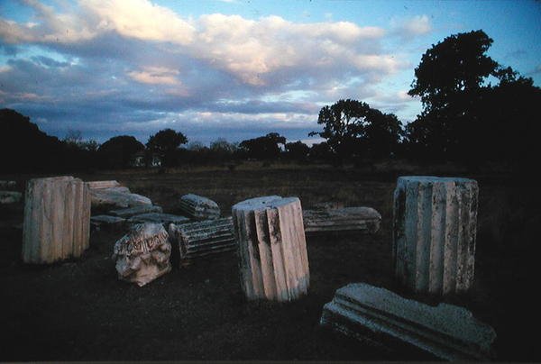 Ruins from the Temple of Athena by Roman Roman