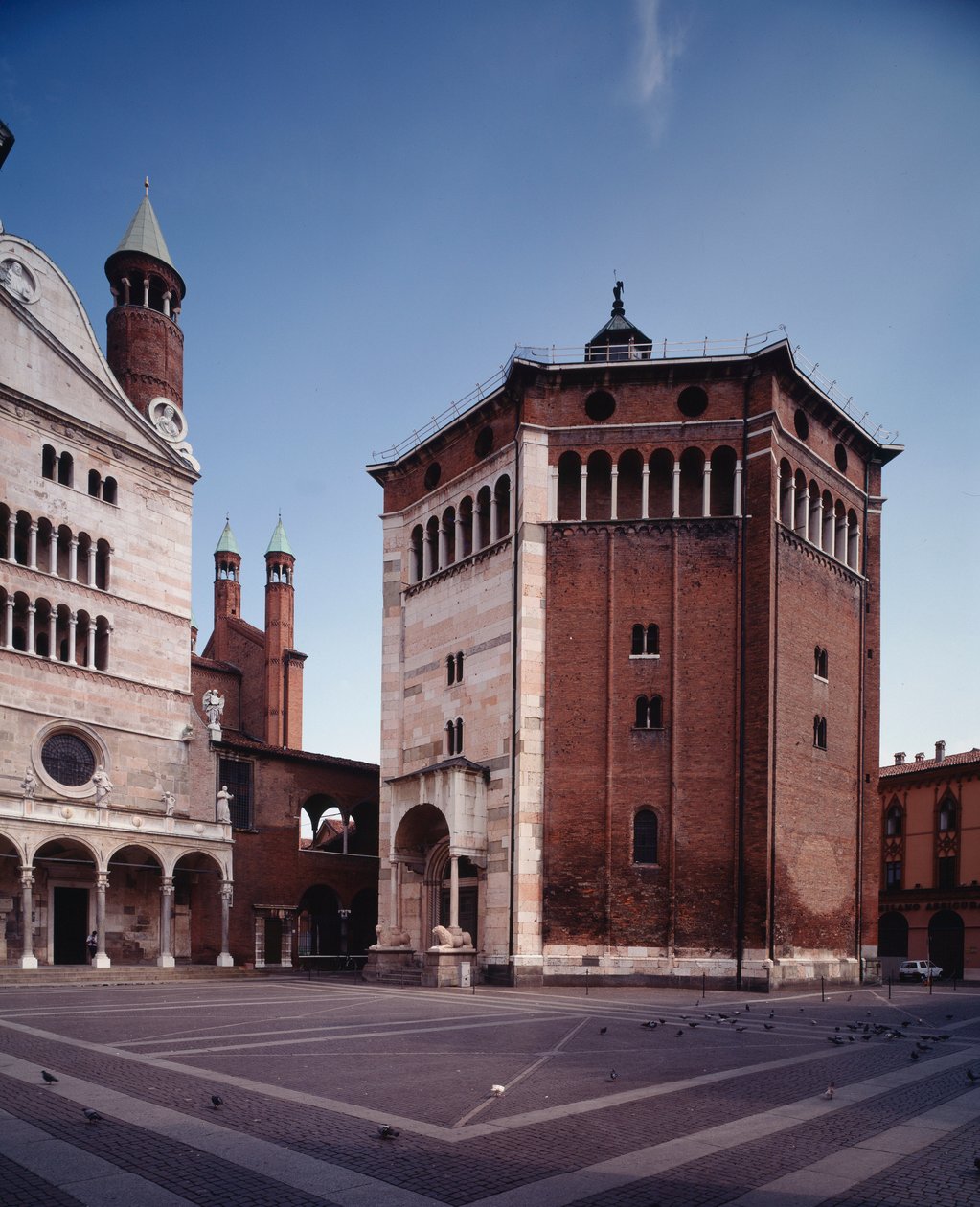 External View of the Baptistry by Romanesque