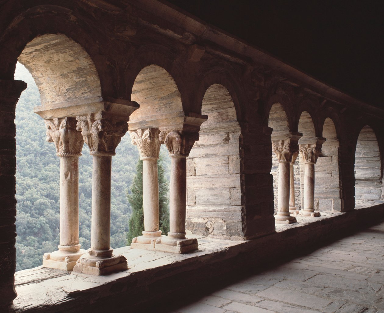 View of the Priory by Romanesque