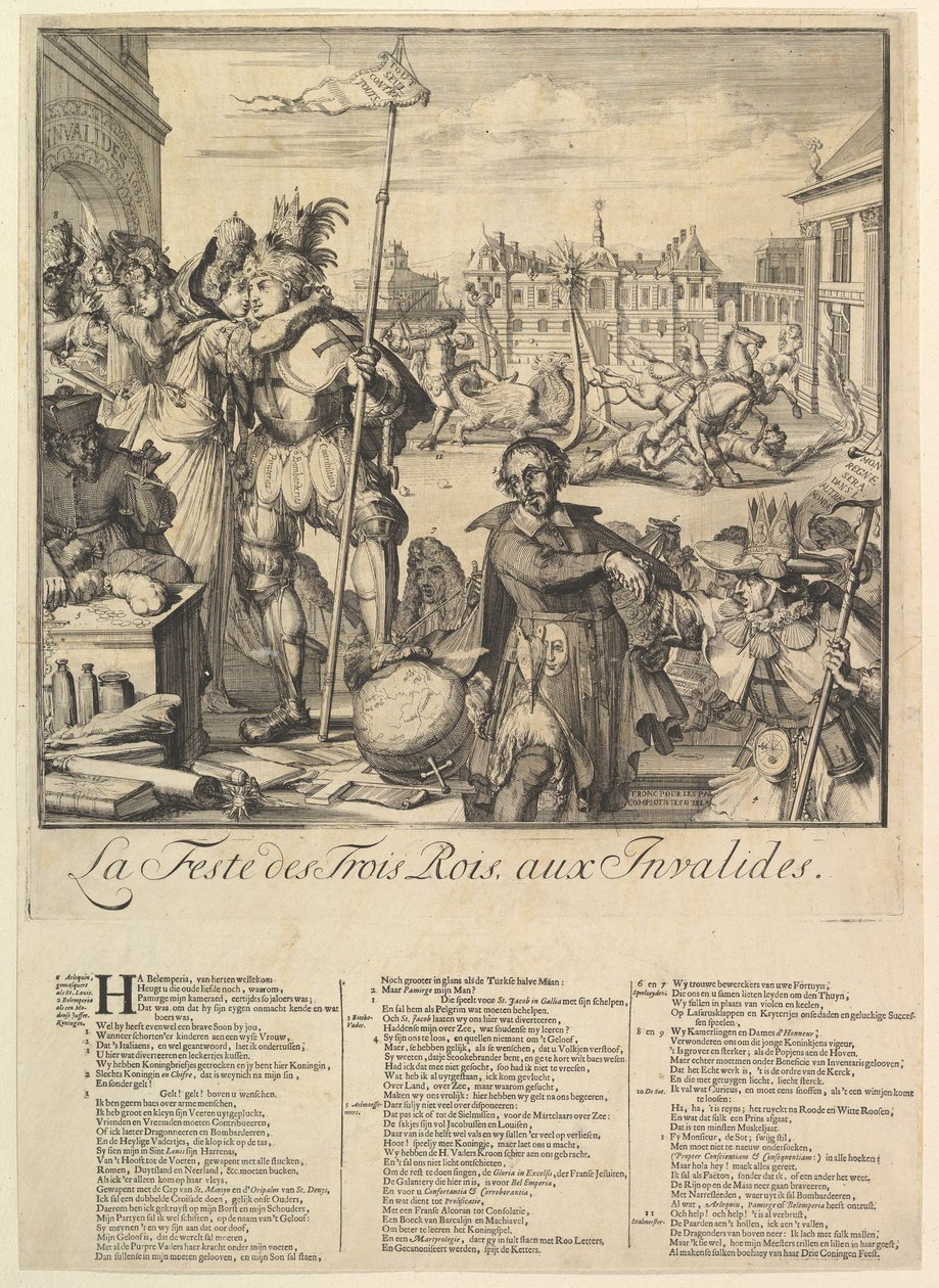 The Feast of the Three Kings by Romeyn de Hooghe