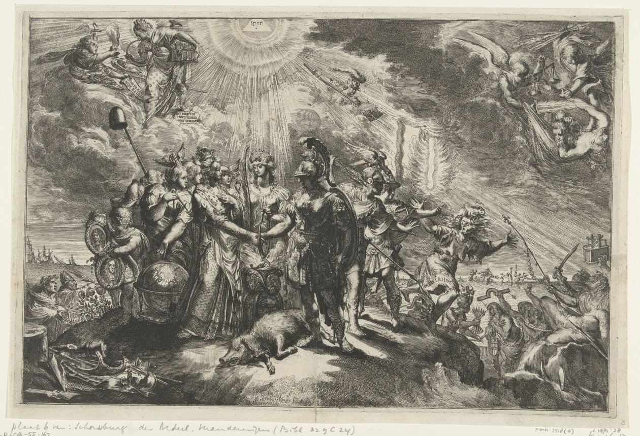 Netherlands Concludes Eternal Peace with England by Romeyn de Hooghe