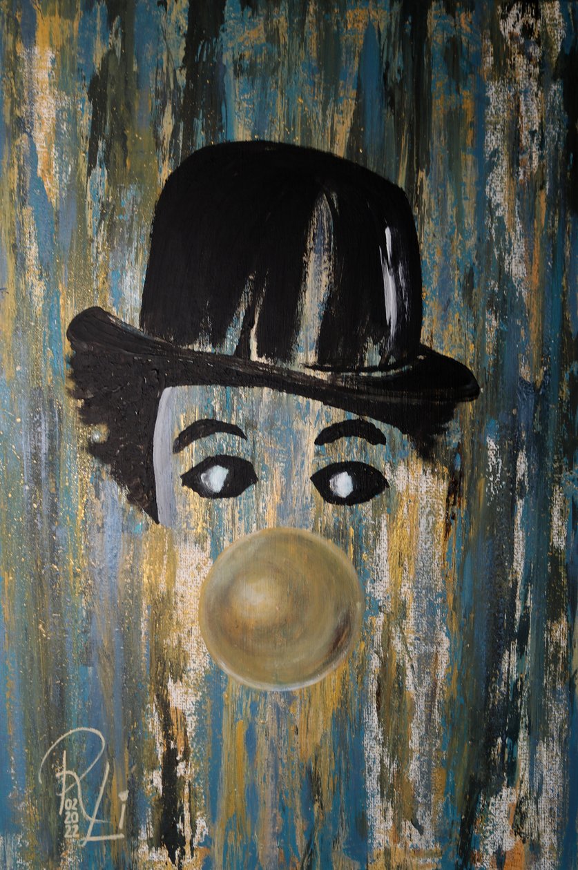 Charlie Chaplin - Balloon II by RosaLi