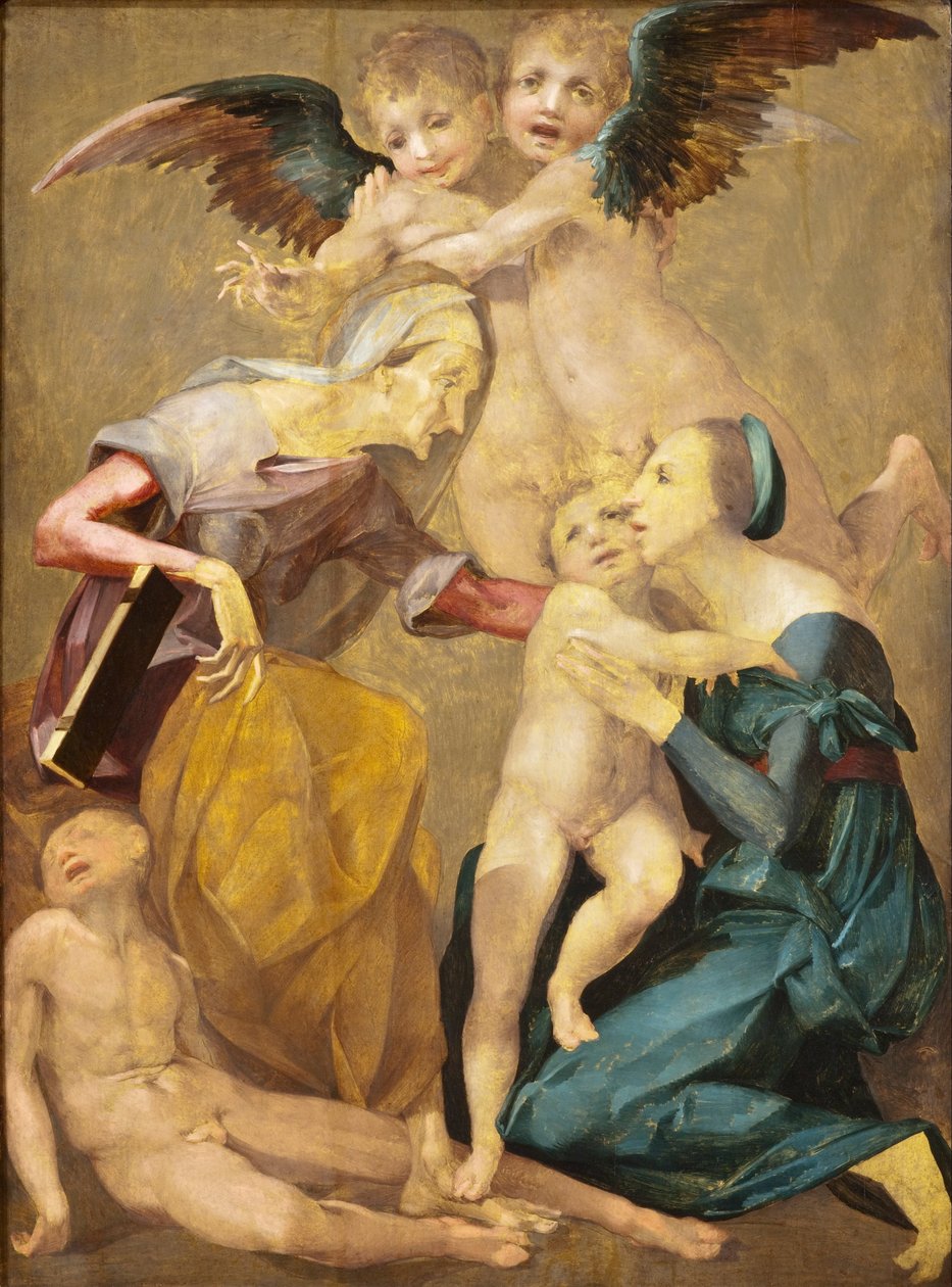 Allegory of Salvation with the Virgin and Christ Child, St. Elizabeth, the Young St. John the Baptist by Rosso Fiorentino