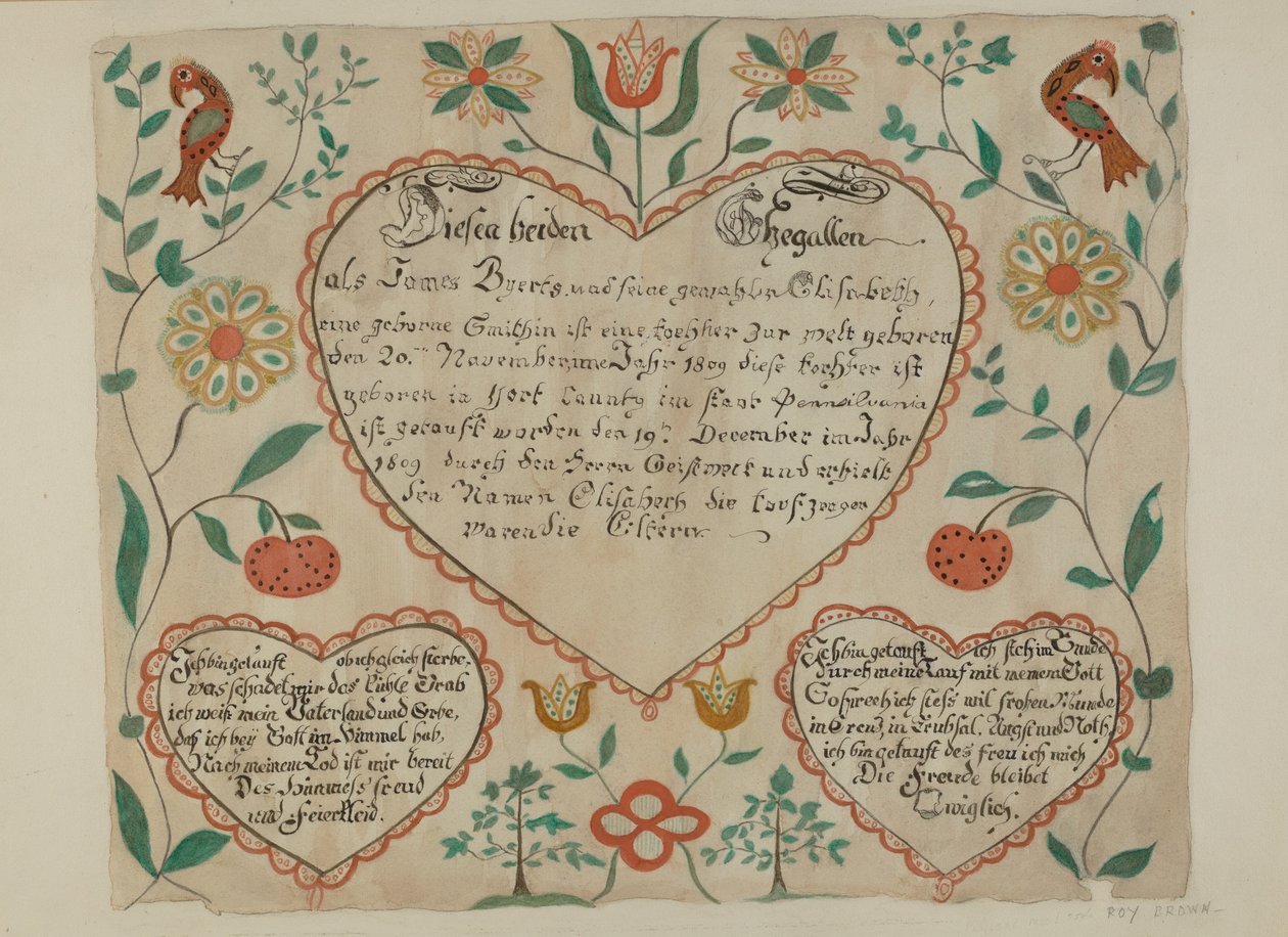 Fraktur by Roy S. Brown