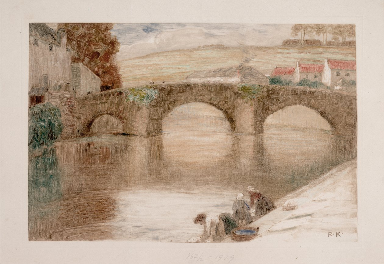 Bridge in Quimperlé I by Rudolf Konopa