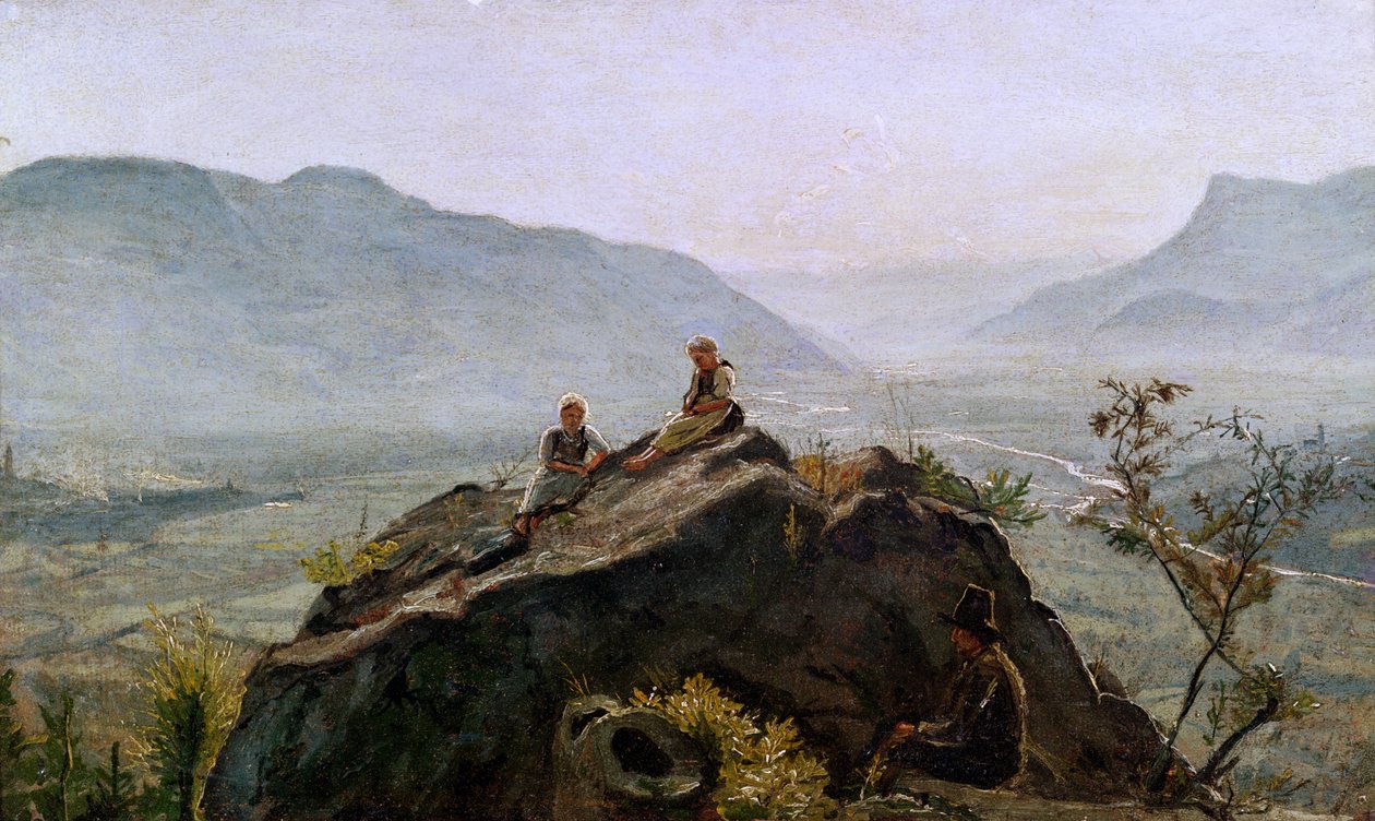 View of the Adige Valley by Rudolph Friedrich Wasmann