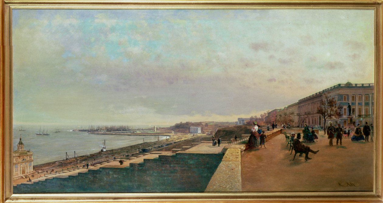 View of Odessa by Rudolf von Alt