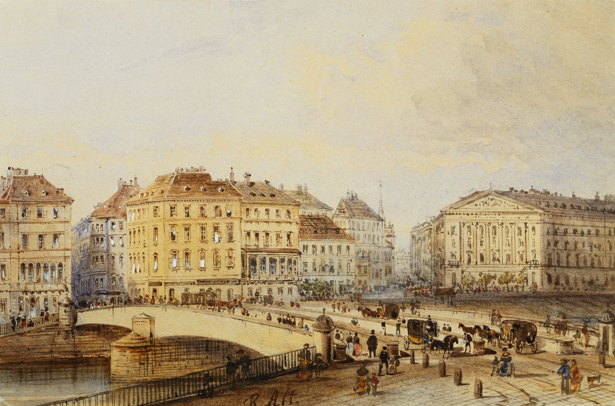 Ferdinandbrucke by Rudolf von Alt