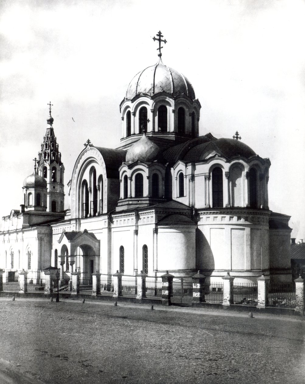 Church of the Mother of God of Kazan, Moscow, 1881 by Russian Photographer