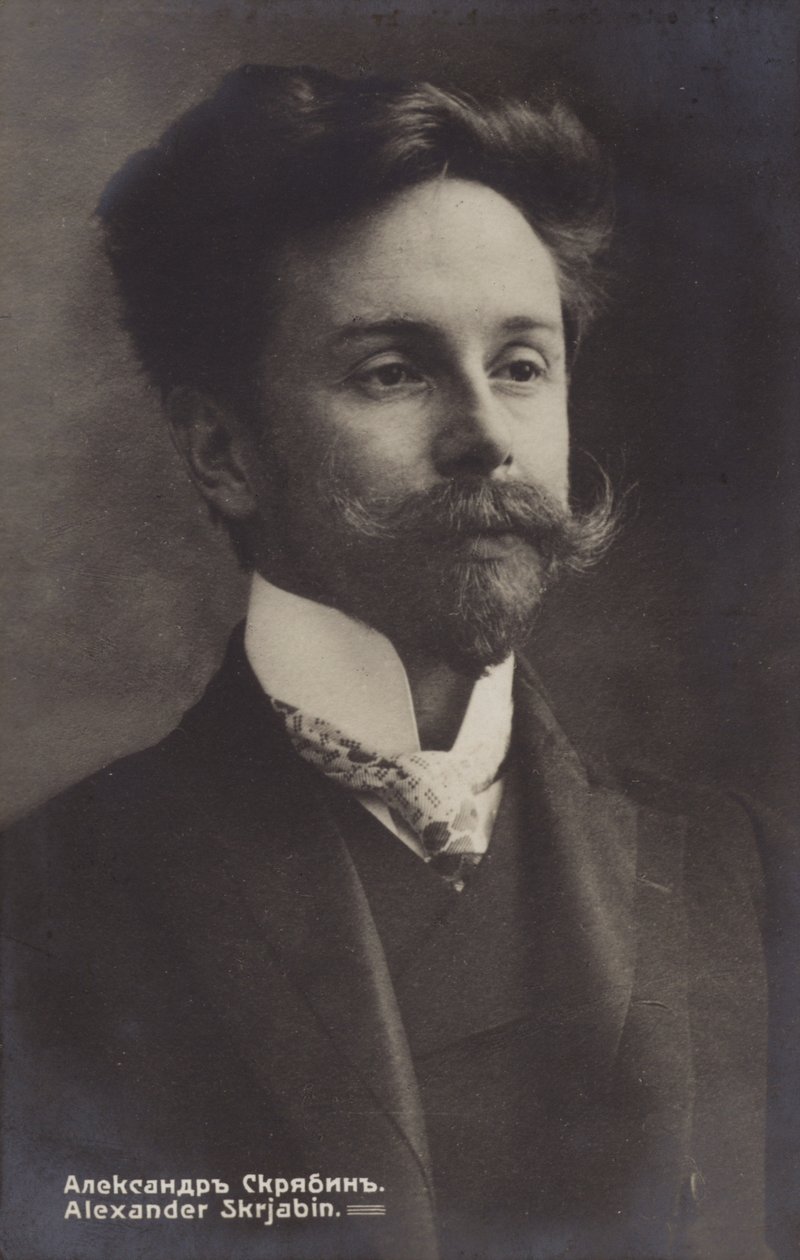 Portrait of Alexander Skrjabin by Russian Photographer