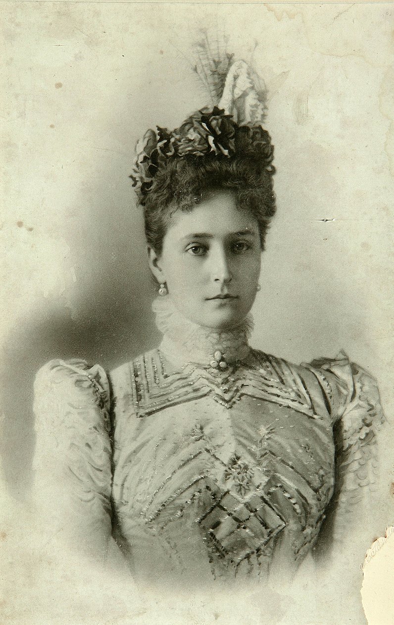 Portrait of Empress Alexandra Fyodorovna by Russian Photographer