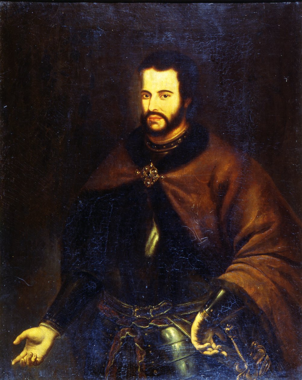 Portrait of Tsar Ivan the V Alexeyevich by Russian School