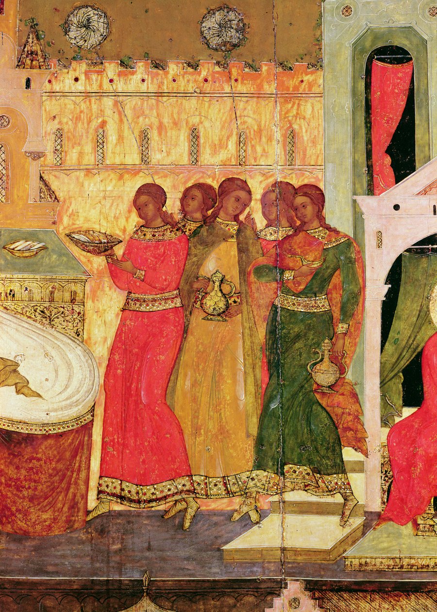Nativity of the Virgin by Russian School