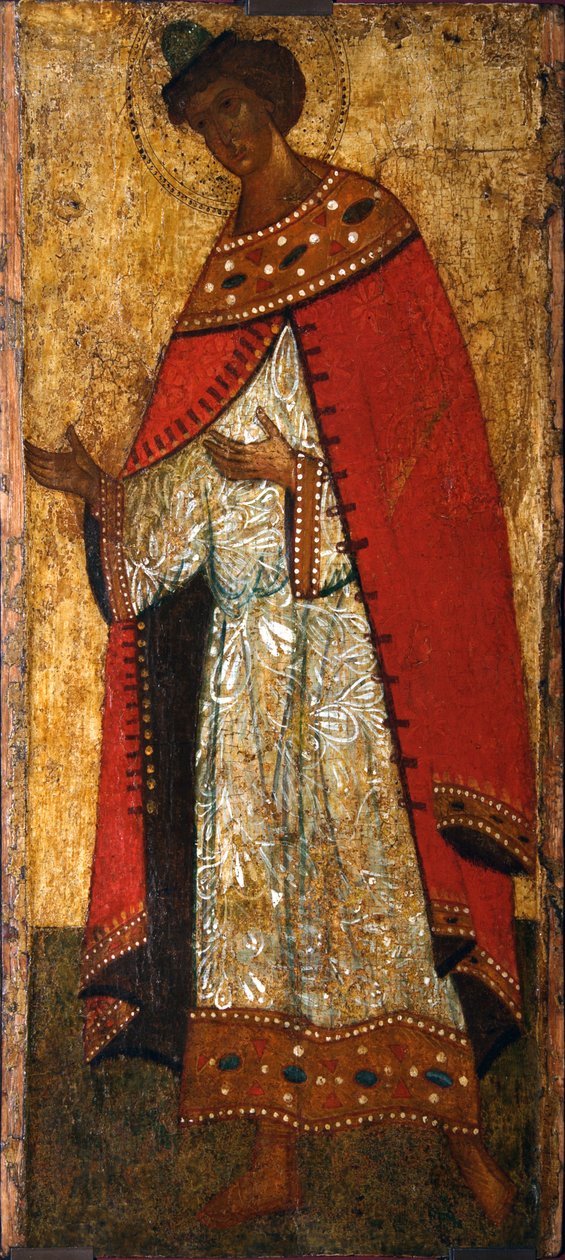 Saint Prince Gleb by Russian icon.