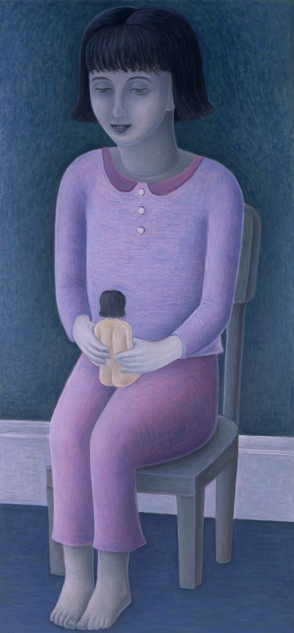 Girl and Doll by Ruth Addinall