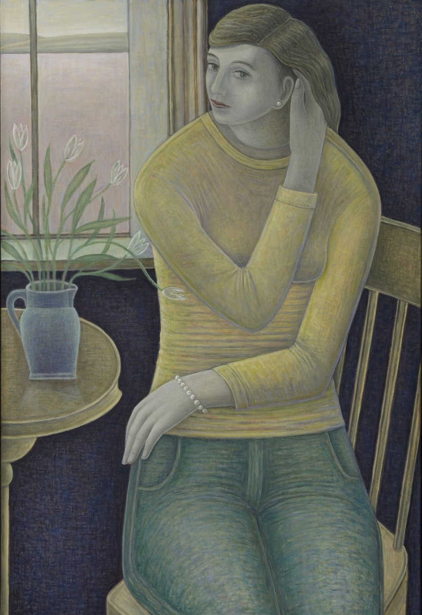 Girl with a Pearl Bracelet by Ruth Addinall