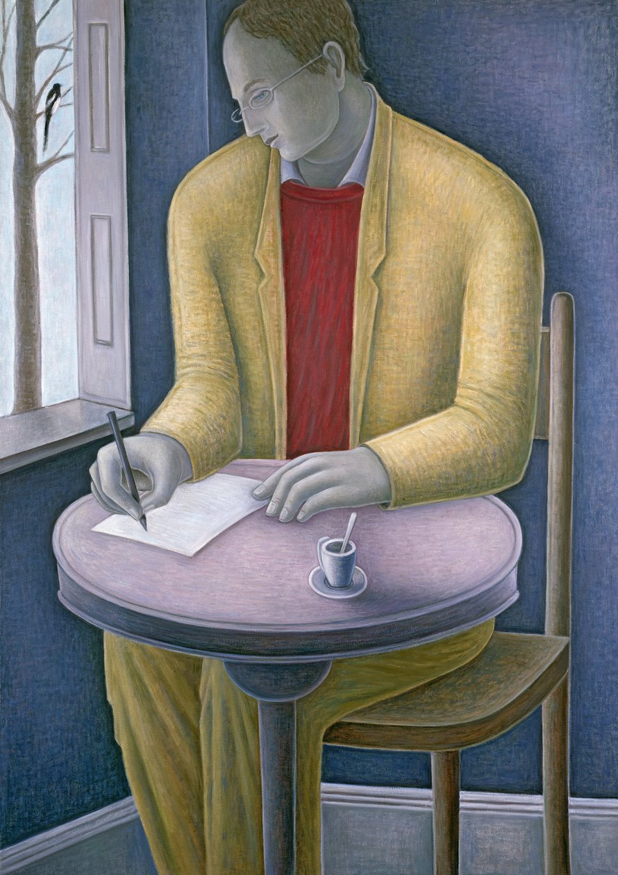 Man Writing, 2004 by Ruth Addinall